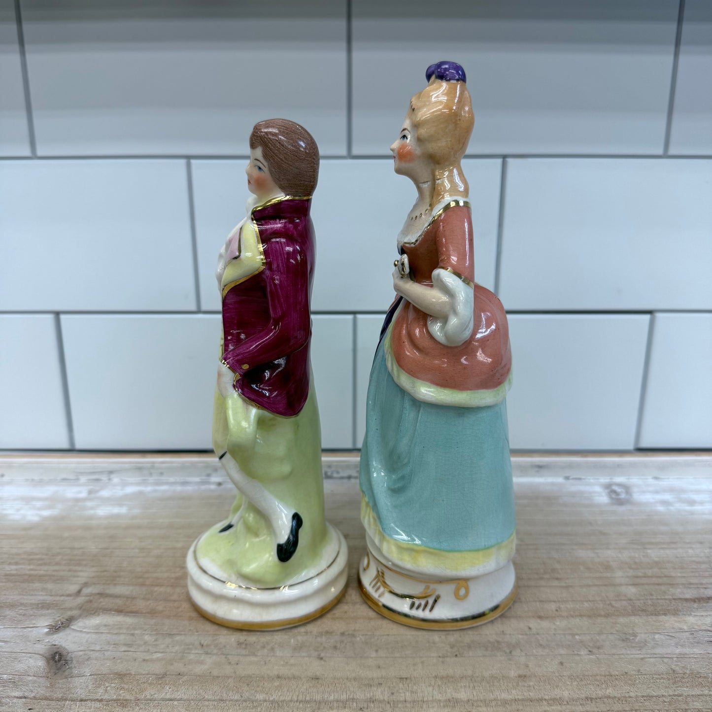 Coventry Courting Couple Figurines, Porcelain Set of 2