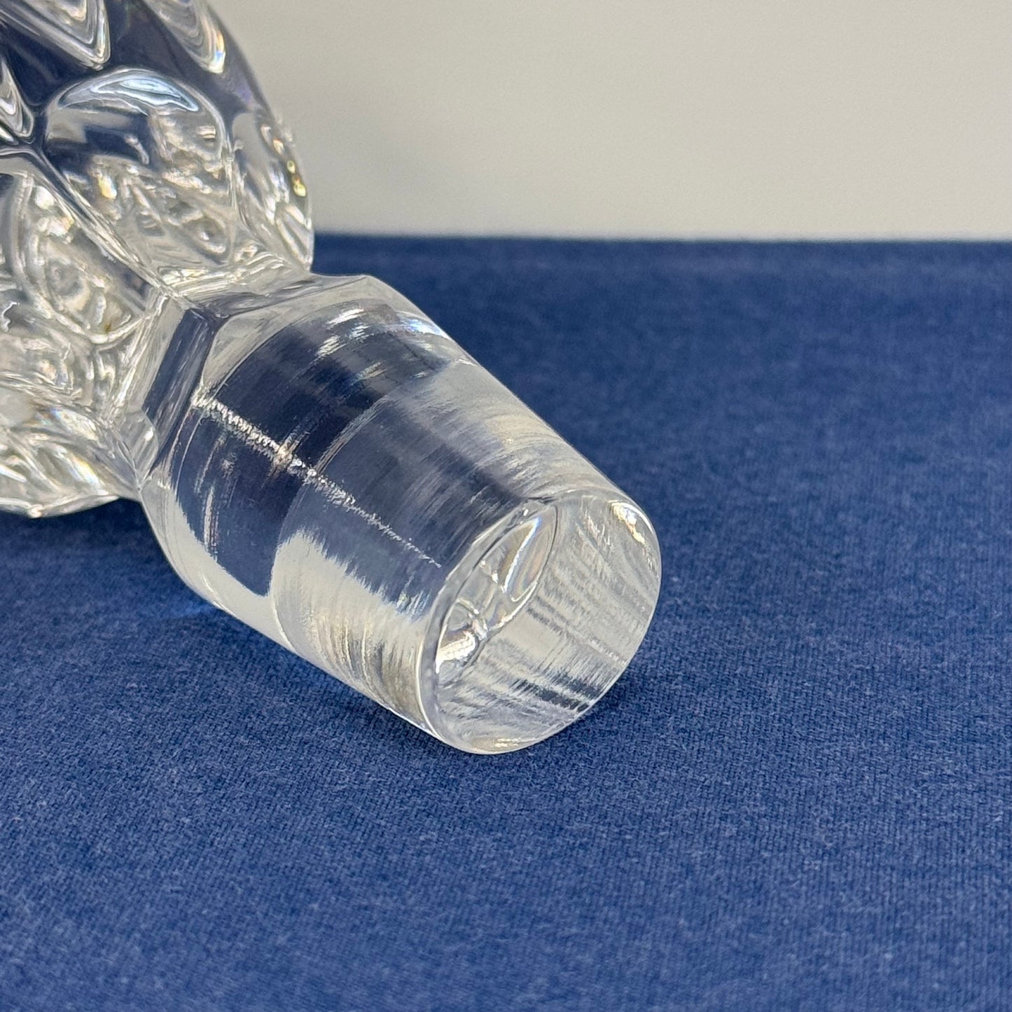 Gorham King Edward Cut Crystal Decanter with Stopper