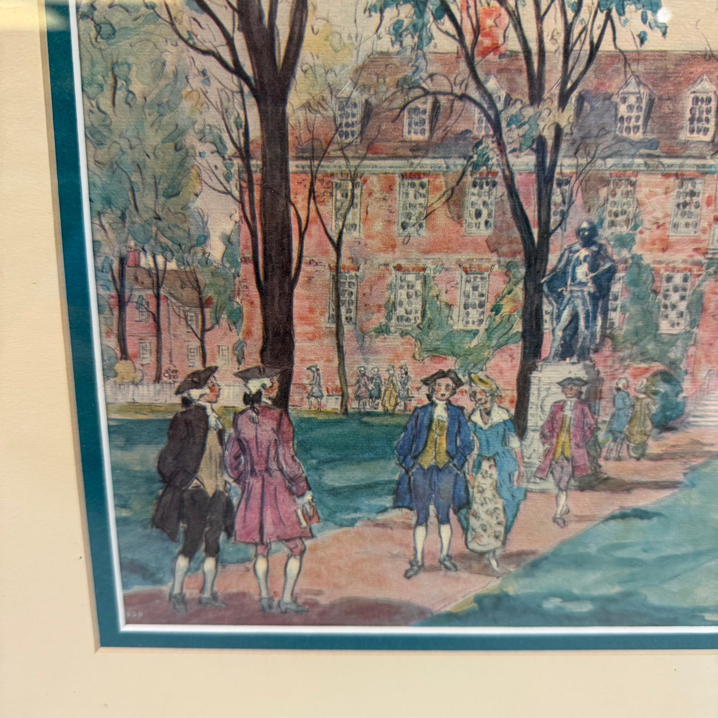 James Preston Wren Building Williamsburg Art Print, 1939