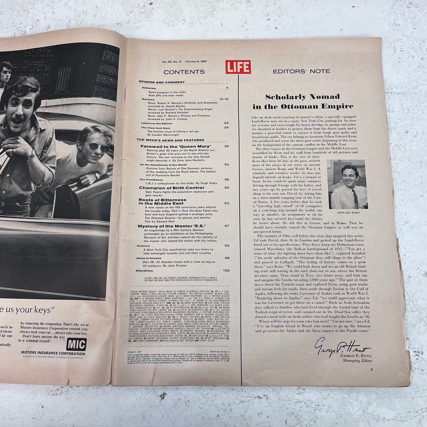 Life Magazine Volume 63 No. 14, October 1967