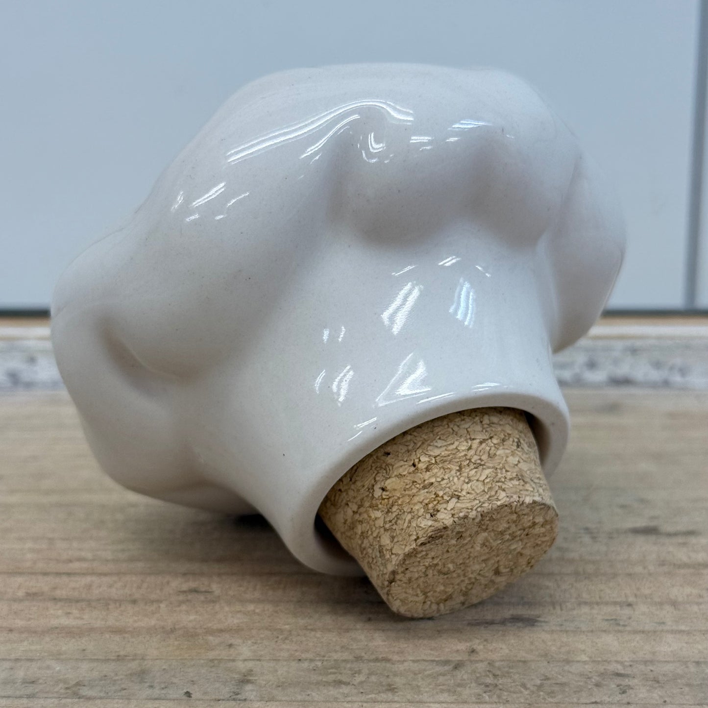 Tracy Flickinger Ceramic Chef Bottle Cork Stopper