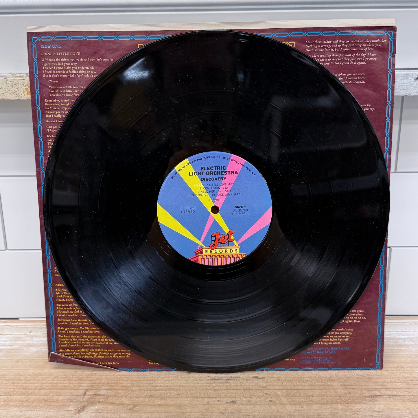 Electric Light Orchestra Discovery Vinyl Record LP 1979 #FZ 35769