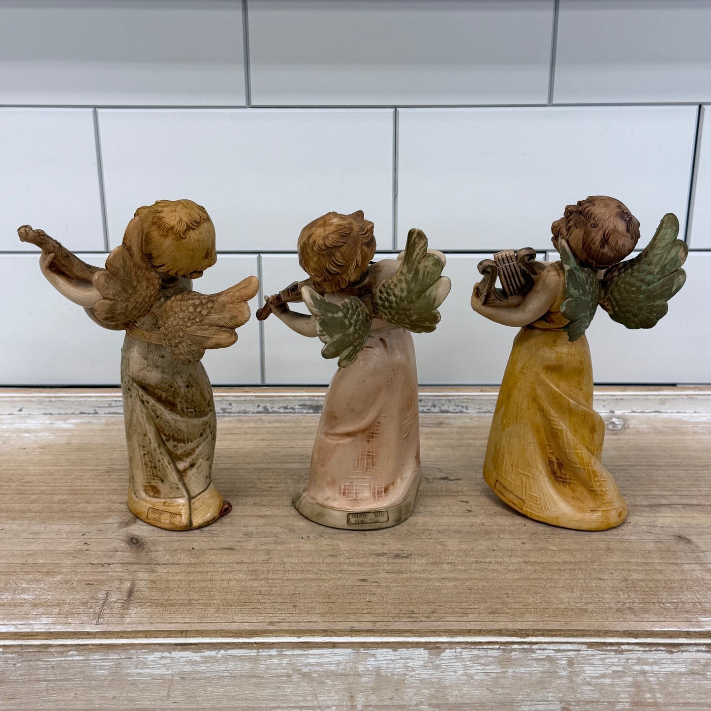 Fontanini Depose Italy Musician Angels Set 1980s