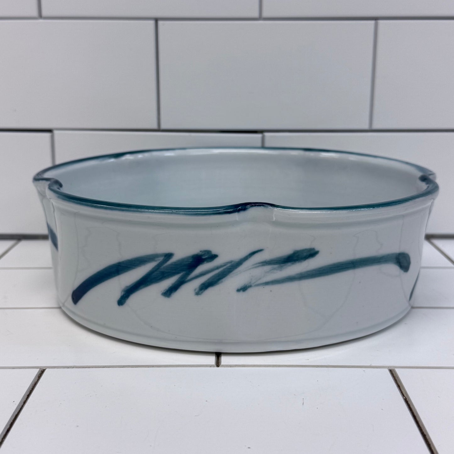 Quail Run Pottery Bowl Signed Elizabeth Krome Studio Art