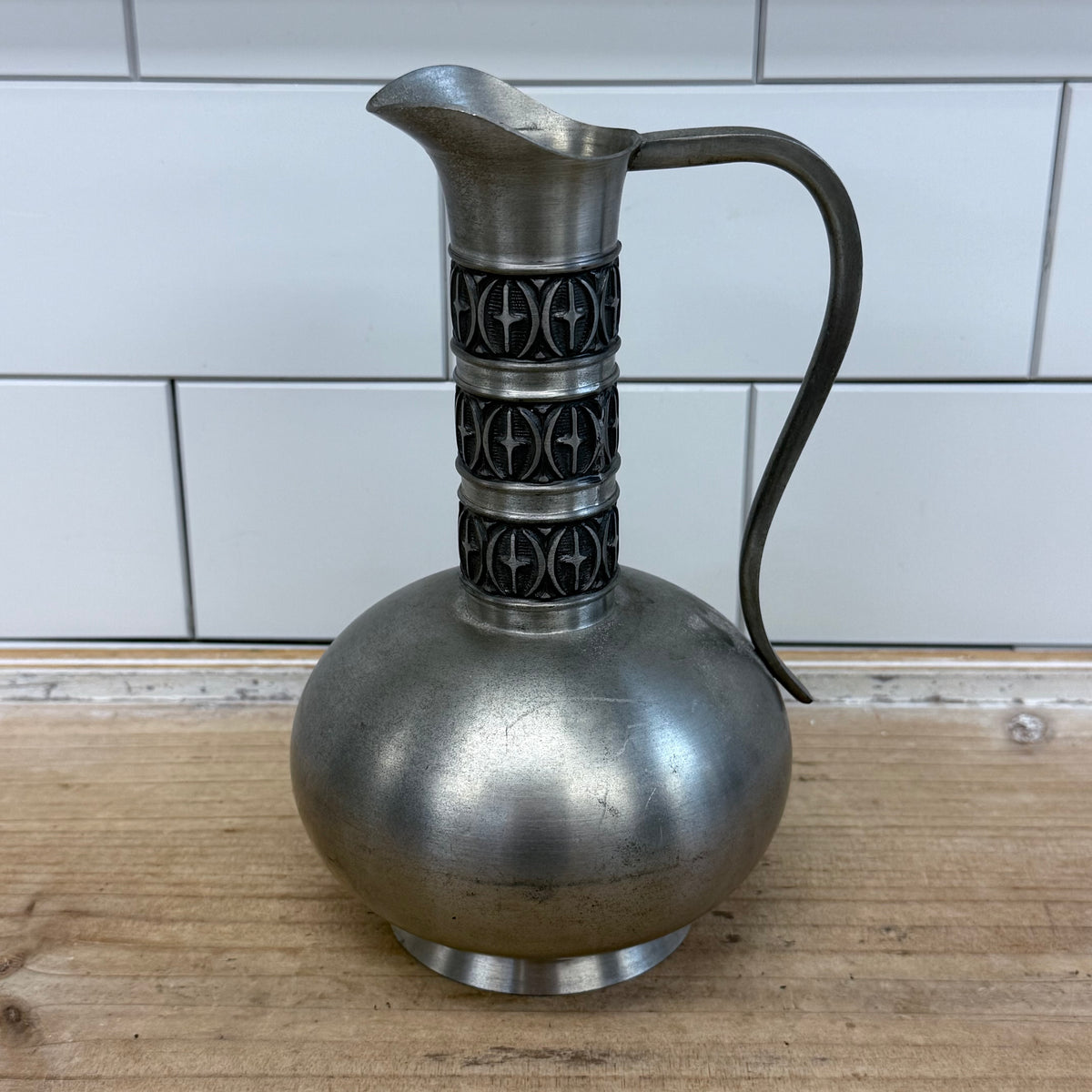Haugrud Pewter Pitcher 1970s