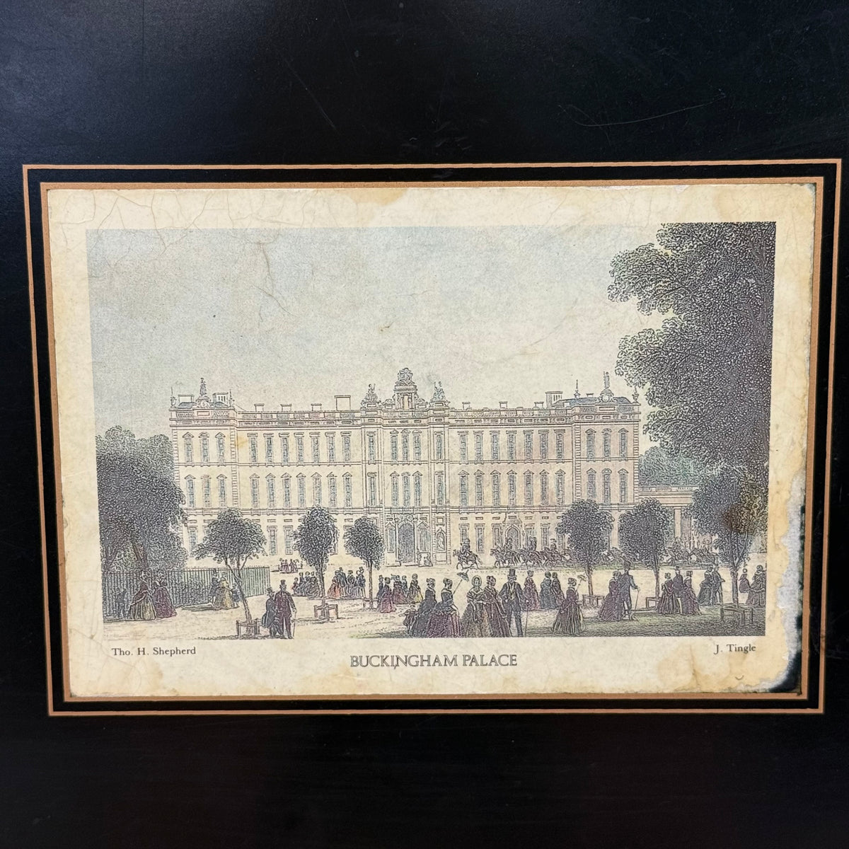 Vintage London Landmark Prints Buckingham Palace Set of 4