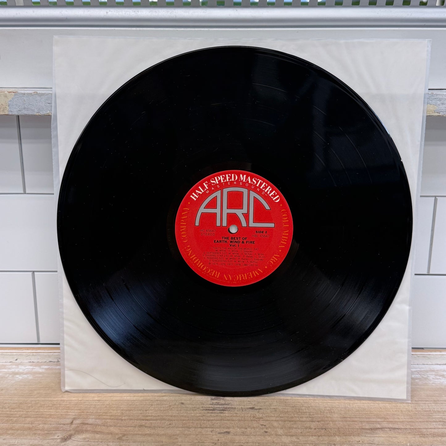 The Best of Earth Wind & Fire Vol. 1 Vinyl Record LP 1980 #HC 45647