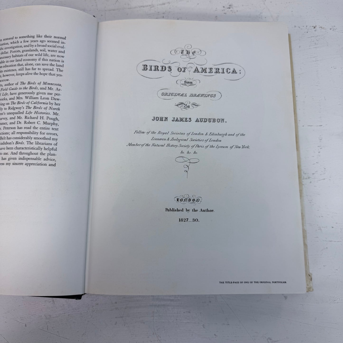 John James Audubon The Birds of America Hardback, 1985 Ed.