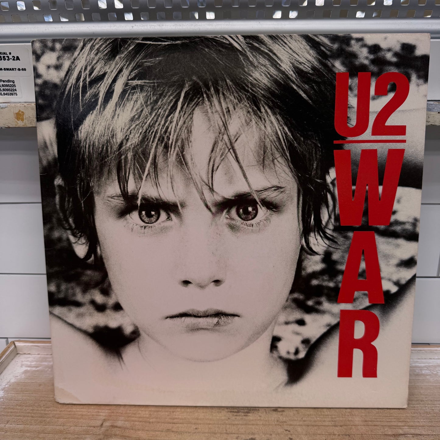 U2 War Vinyl Record LP 1983 #90067-1