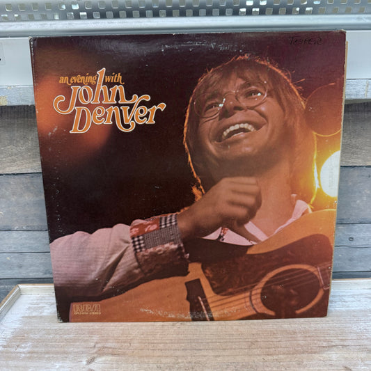 An Evening with John Denver Double Vinyl Record, 1975