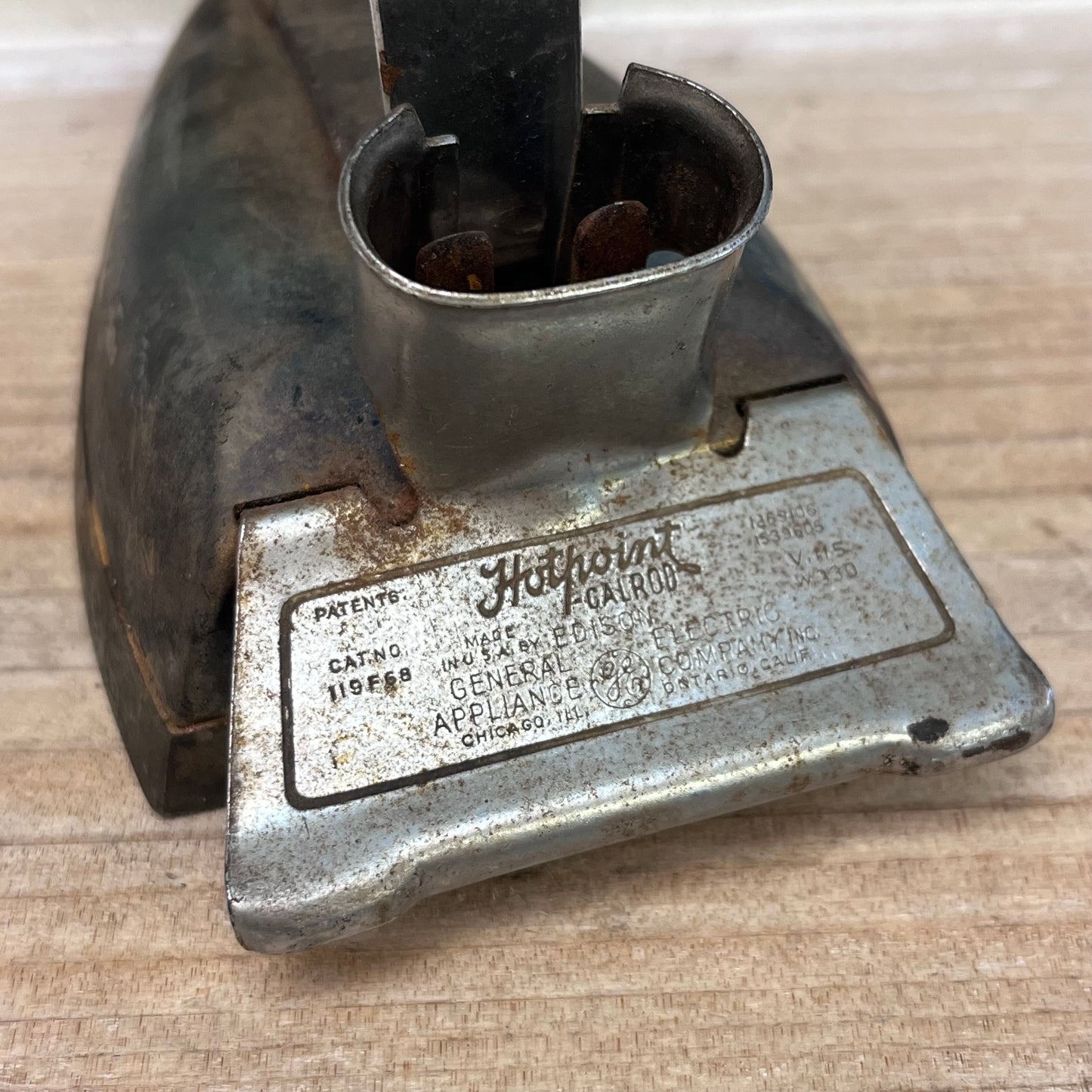 GE Hotpoint Calrod Electric Iron, 1930s