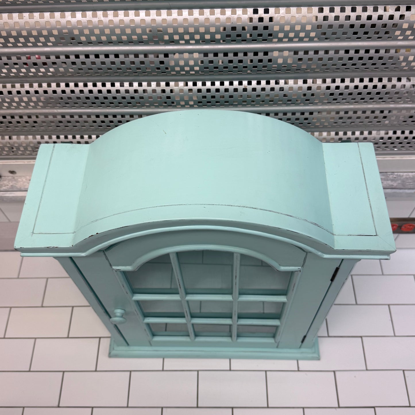 Farmhouse Wall Display Curio Cabinet