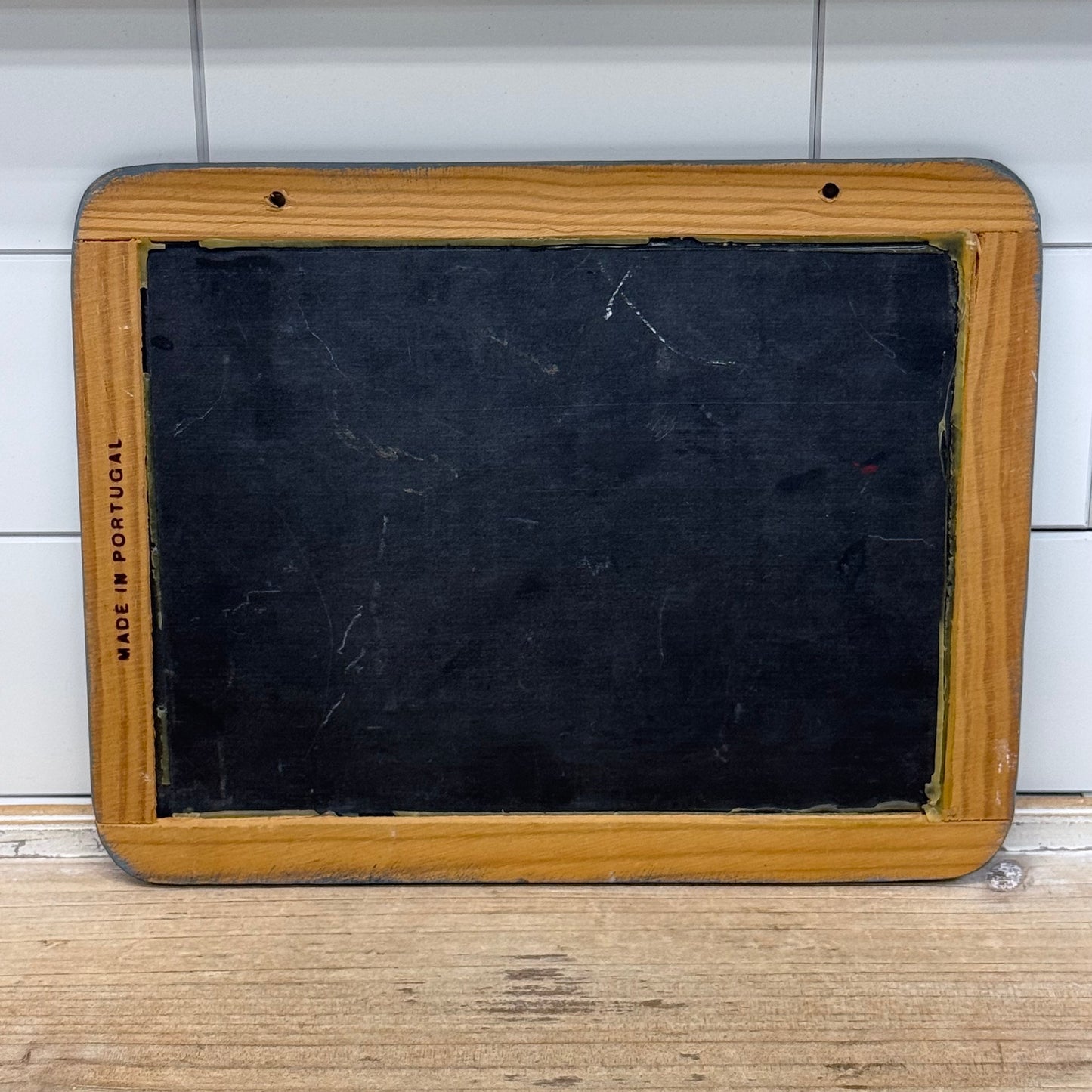 Folk Art Dolls Hand Painted Reversible Chalkboard Sign Signed