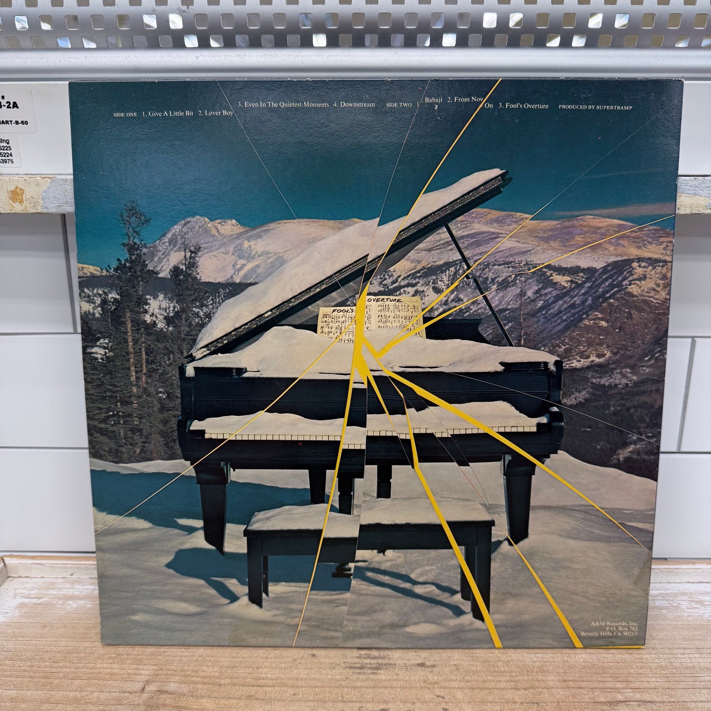 Supertramp Even in the Quietest Moments Vinyl Record LP 1977 #SP-4634