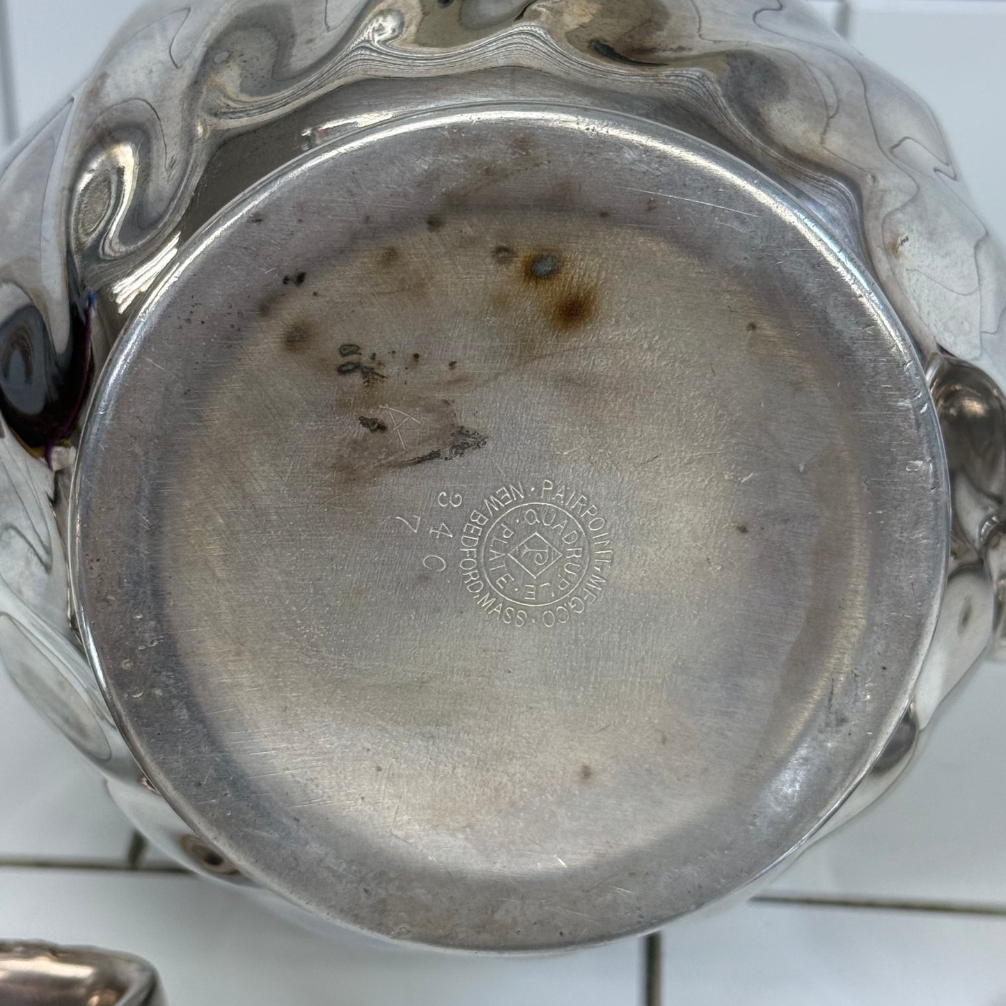 Pairpoint Quadruple Silverplate Tea Service Set #340 Circa 1910