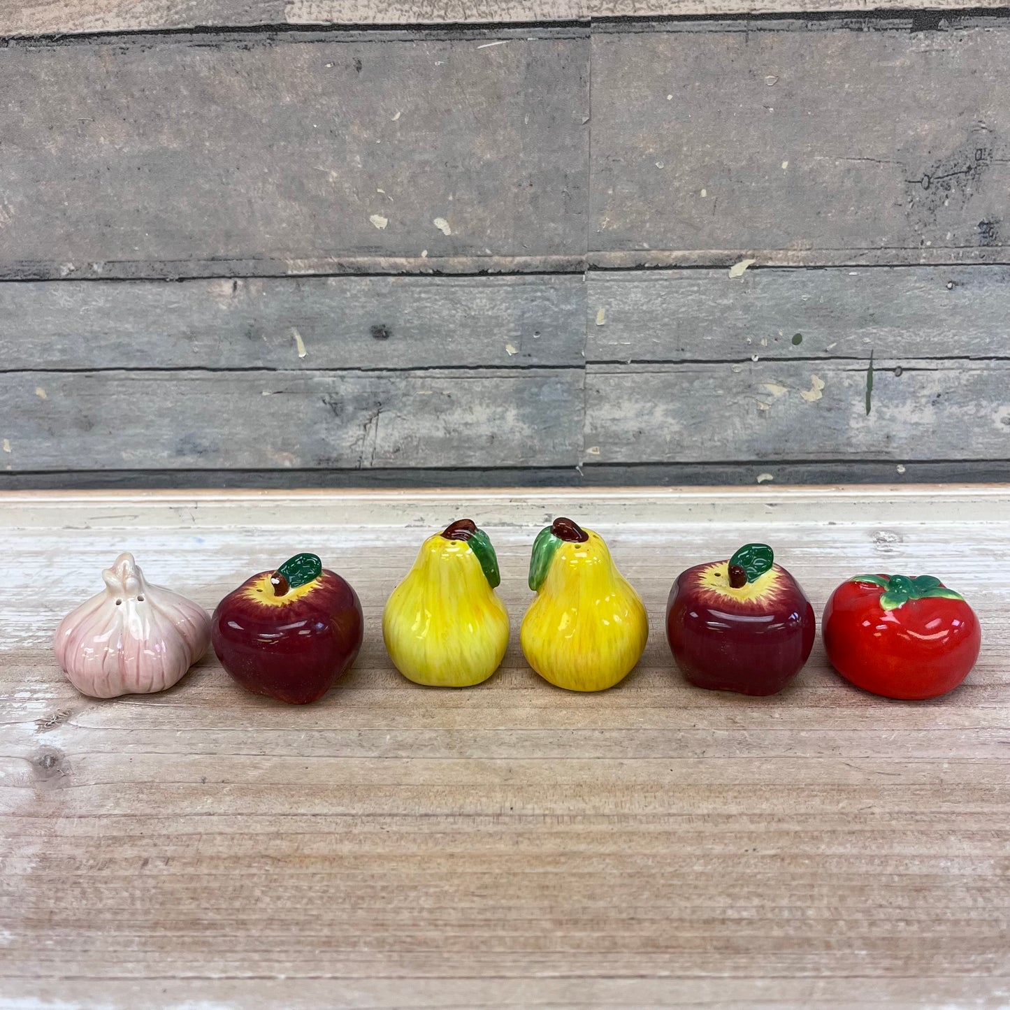 Fresh Produce Salt & Pepper Shakers, Set of 6