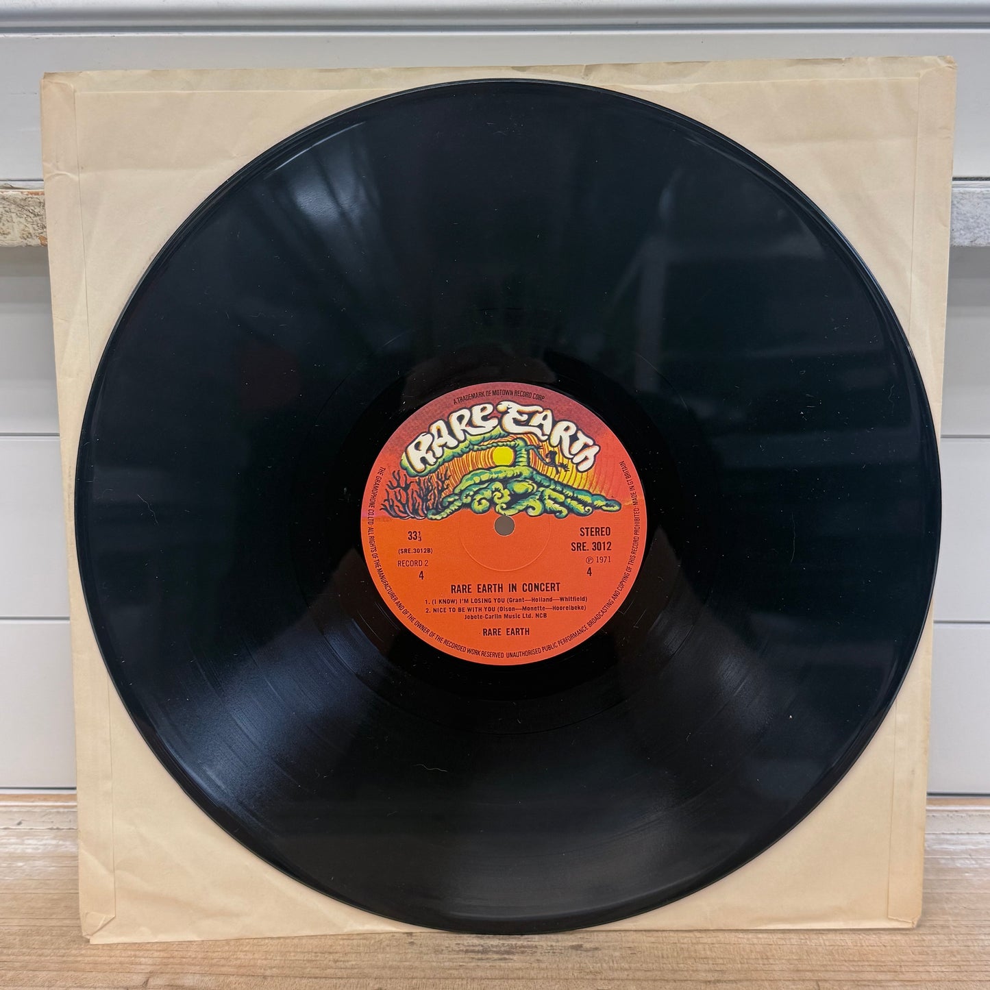 Rare Earth In Concert Double Vinyl Record LP 1971 #SRE 3011