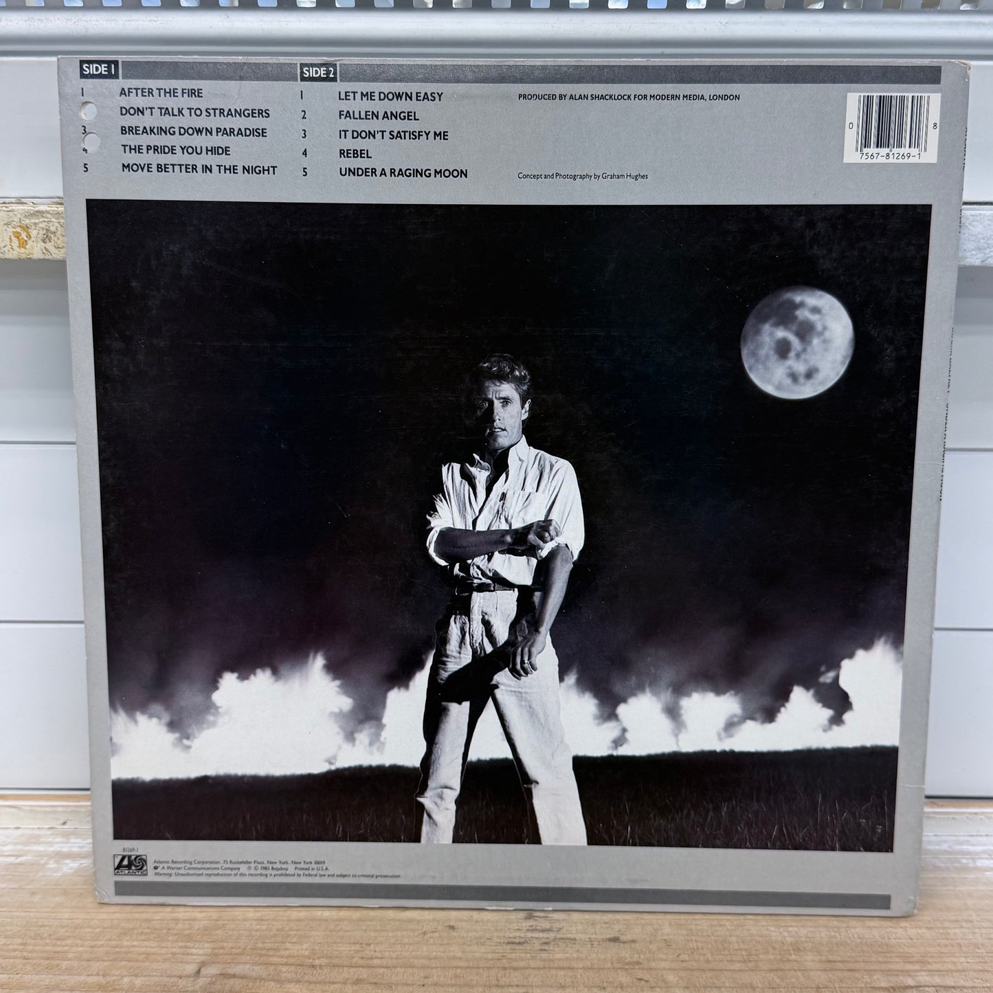 Roger Daltrey Under a Raging Moon Vinyl Record 1985