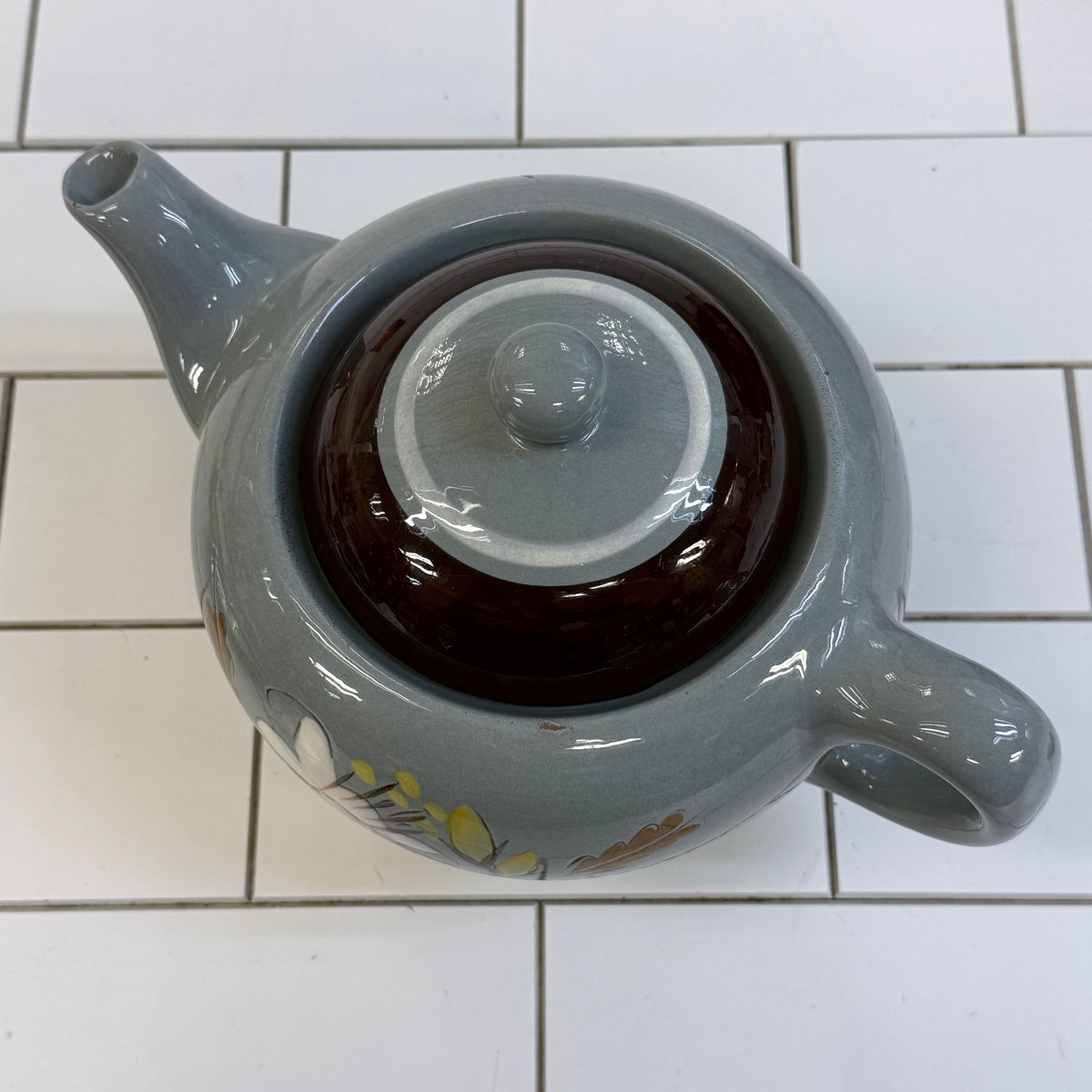 Stangl Golden Harvest Pottery Tea Pot & Cup Set