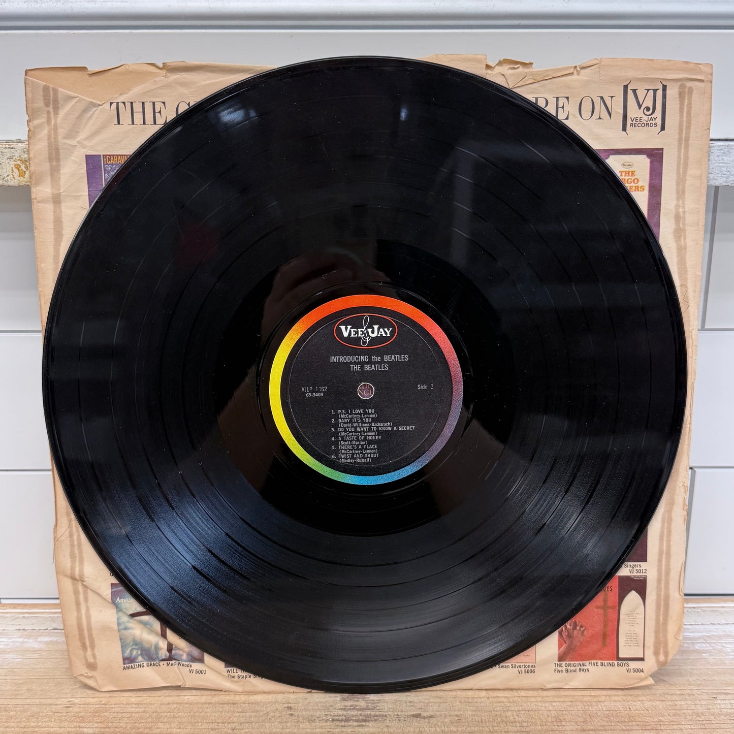 The Beatles Introducing the Beatles Vinyl Record LP 1964 #VJLP1062