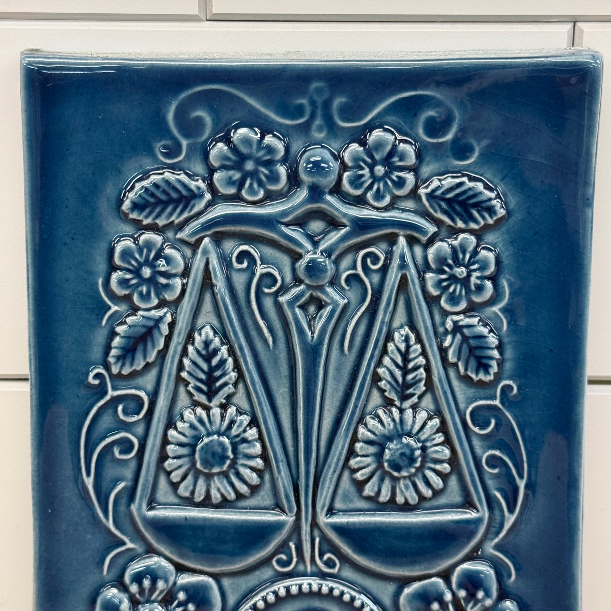 Jie Gantofta Libra Zodiac 789/3 Wall Plaque 1970s