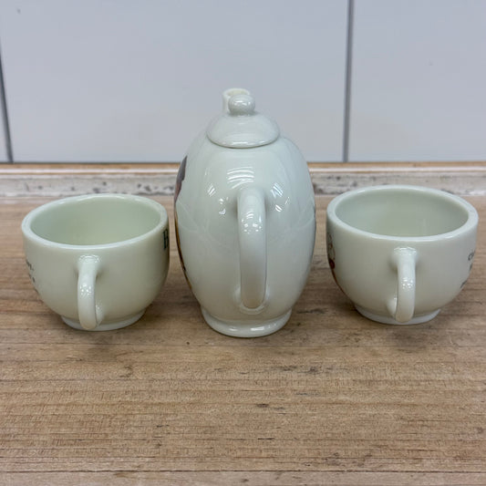 Midwest Cannon Falls Alphabet Bear Child Porcelain Tea Set