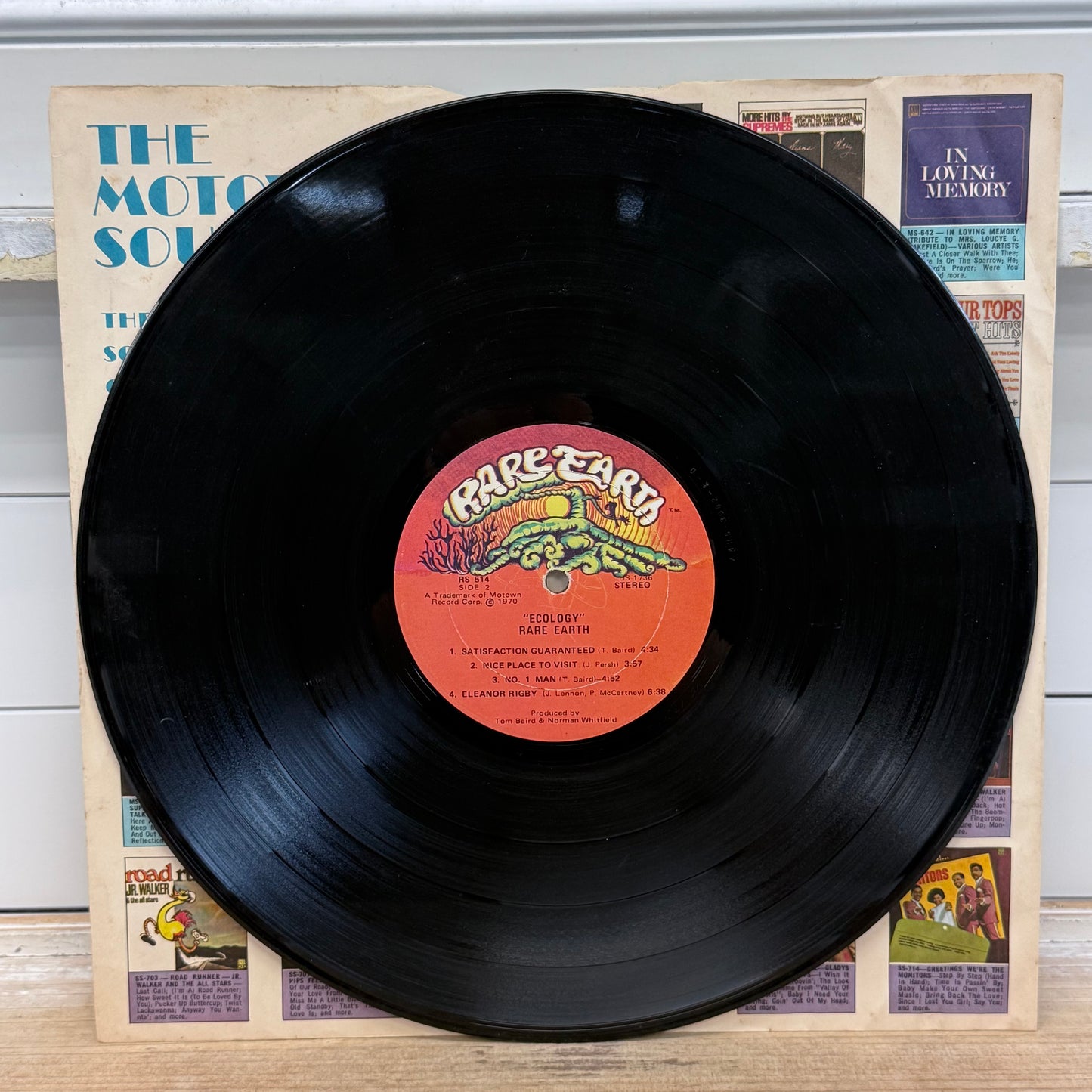 Rare Earth Ecology Psychedelic Rock Vinyl Record 1970 #RS-514