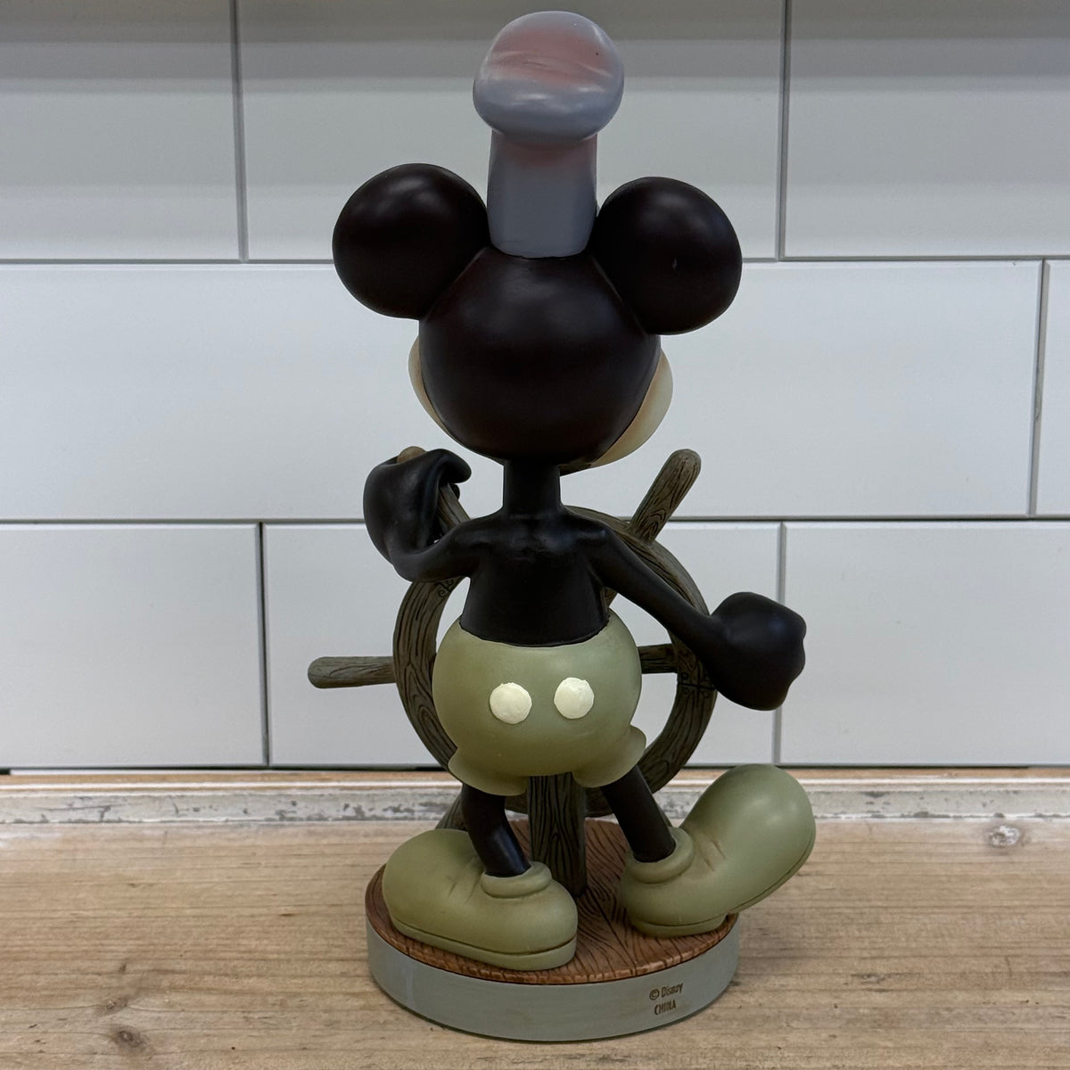 Disney Steamboat Willie Mickey Mouse Bobblehead Retired