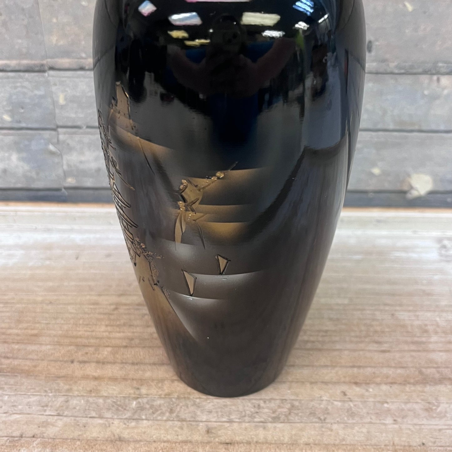 Japanese Chokin Etched Metal Vase Selection