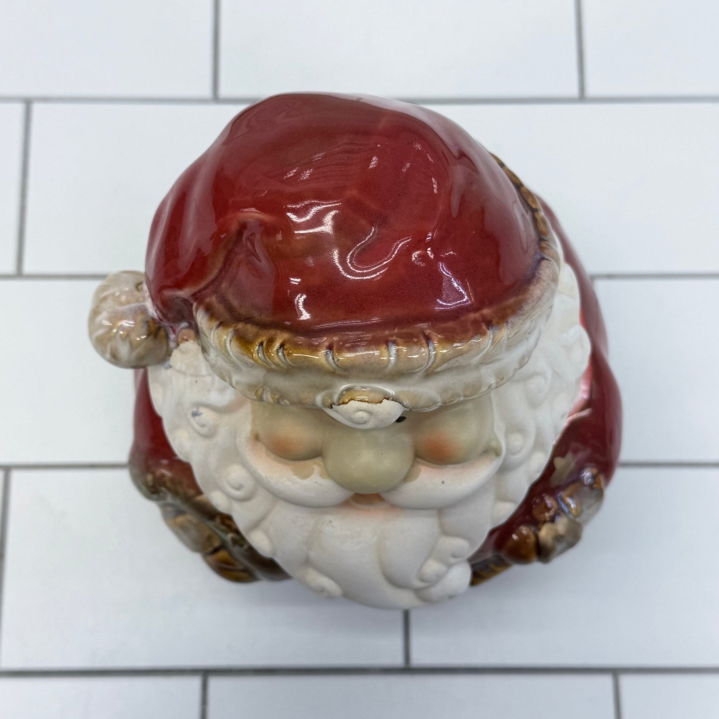 Santa Claus Cookie Jar, Ceramic