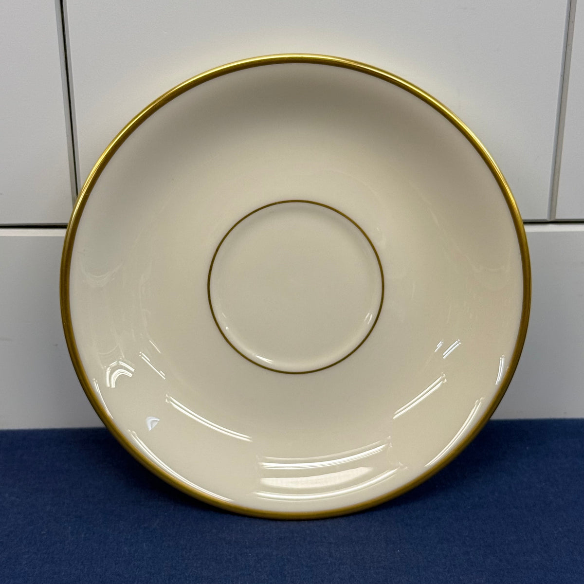 Lenox Mansfield Teacups & Saucers Set of 3 circa 1950