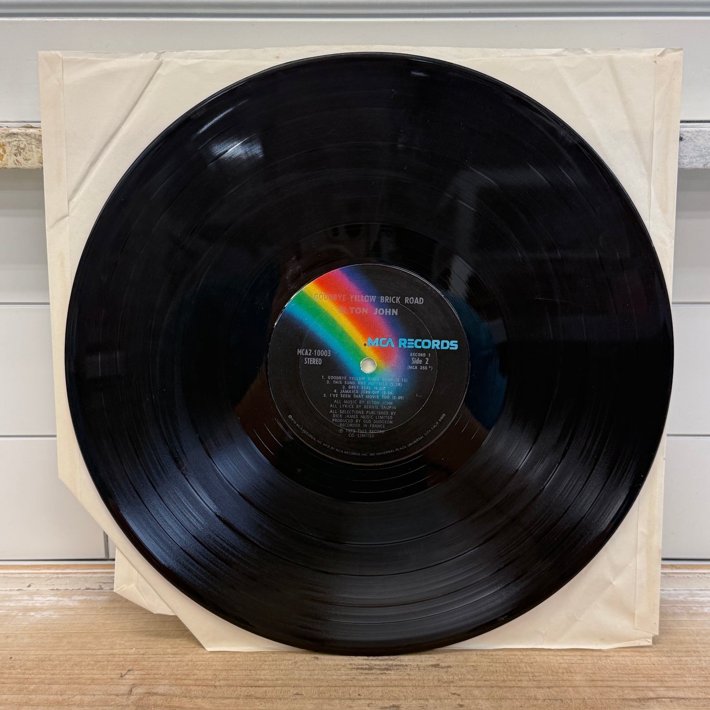 Elton John Goodbye Yellow Brick Road 1973 Double Vinyl LP