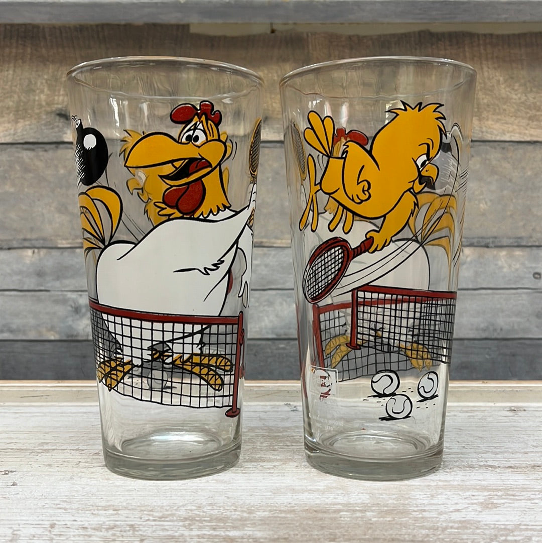 Vintage Collectible Character Glasses, 1970s-1990s