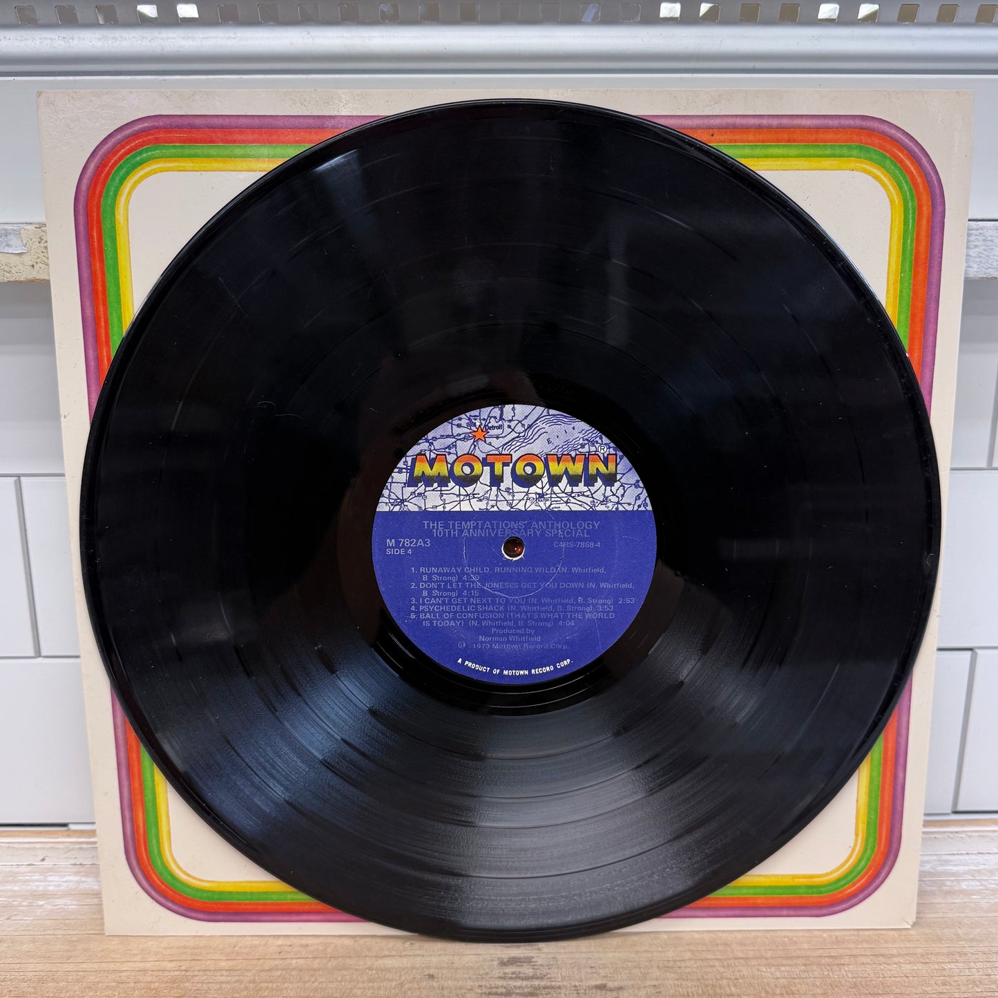 The Temptations Anthology Triple Vinyl LP 1973 #M782A3