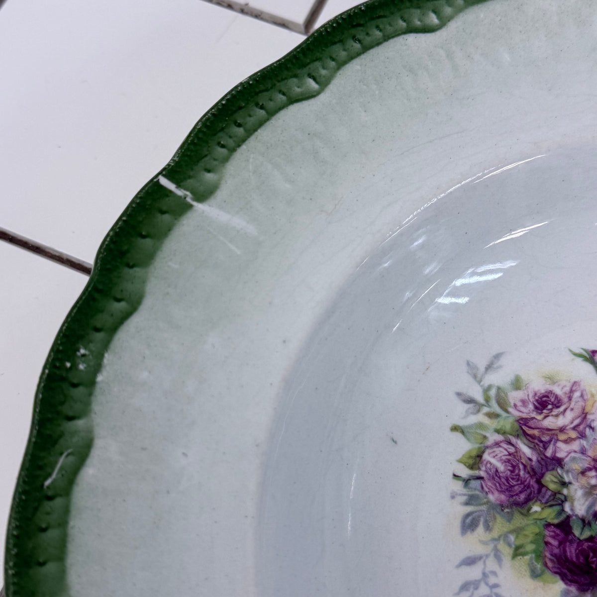 Empire Pottery Imperial China Soup Bowls Set of 4 Antique c.1890s