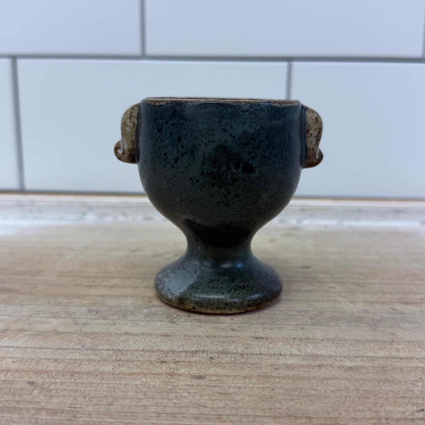 Uctci Speckled Stoneware Egg Cup