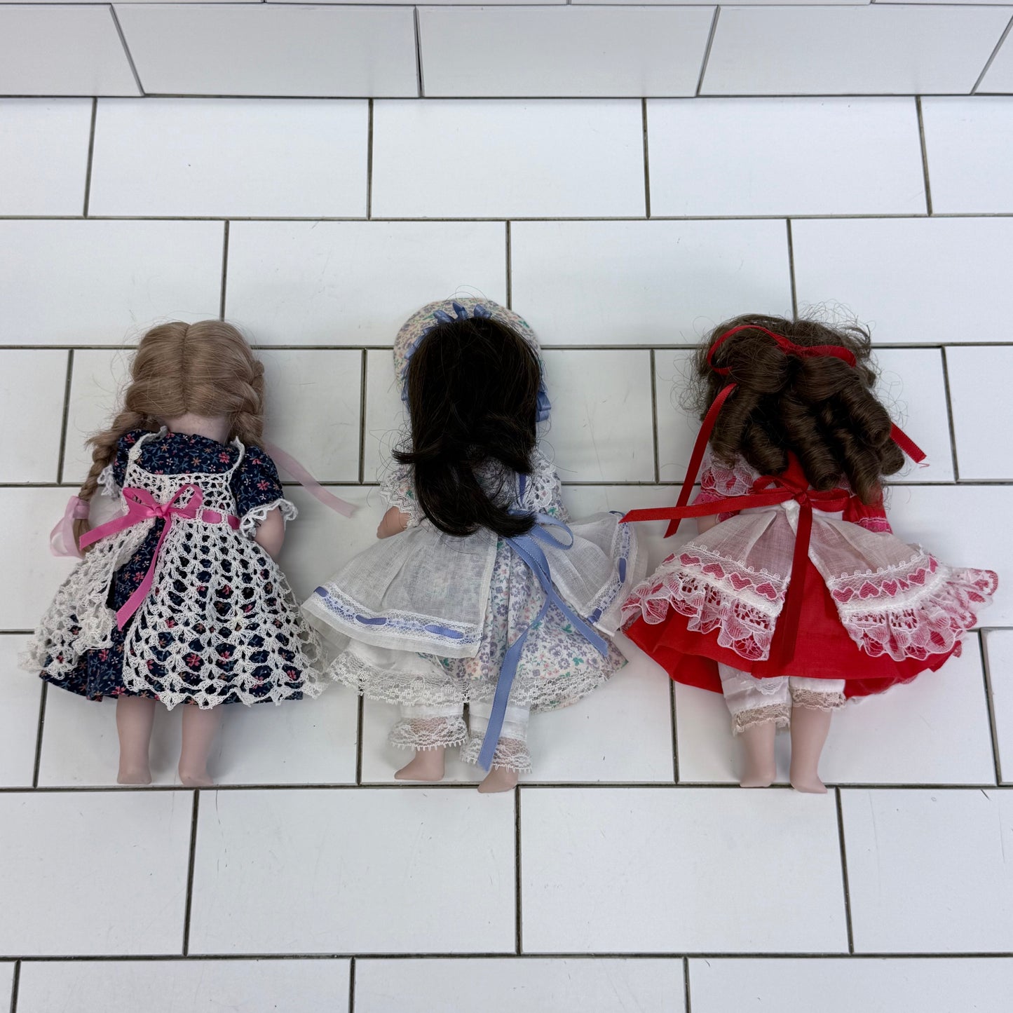 SFBJ Paris Dolls & McField Porcelain Set of 5