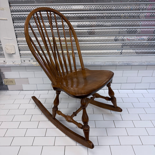 S. Bent & Bros Windsor Rocking Chair Vintage 1960s