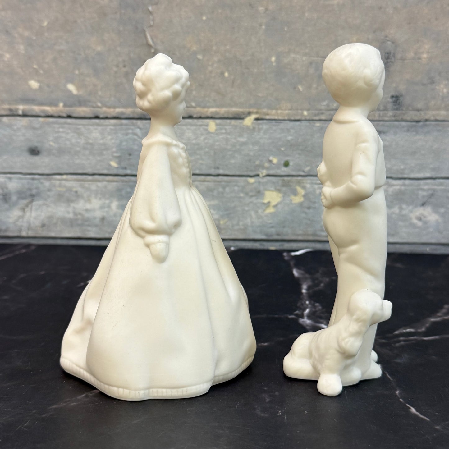 House of Litz Kathie & Donnie Bisque Figurines, Set of 2