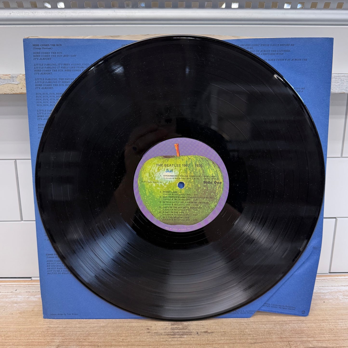 The Beatles 1967-1970 Blue Album Double Vinyl LP 1973 #SKBO 3404