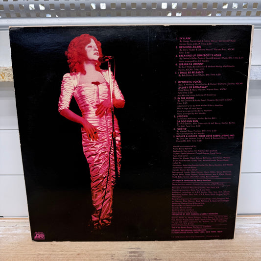 Bette Midler Bette Midler Vinyl LP 1973 Atlantic #SD 7270