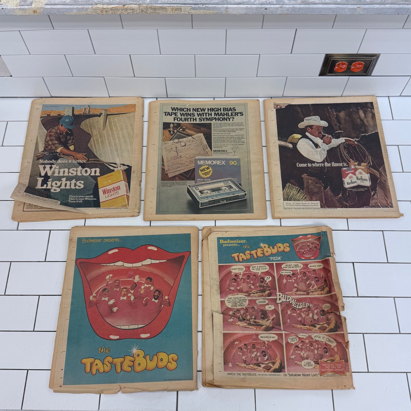 Rolling Stone Magazines Lot of 9 Vintage Issues 1979-1980