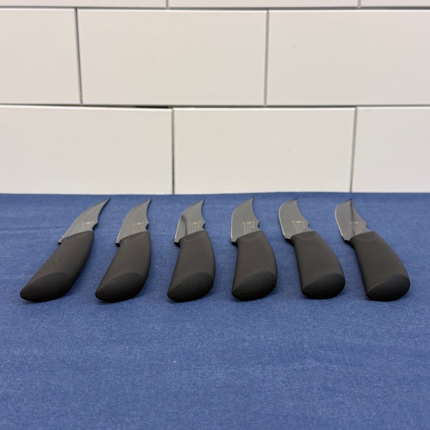CuoCreate Steak Knives Set of 6 High Carbon Steel