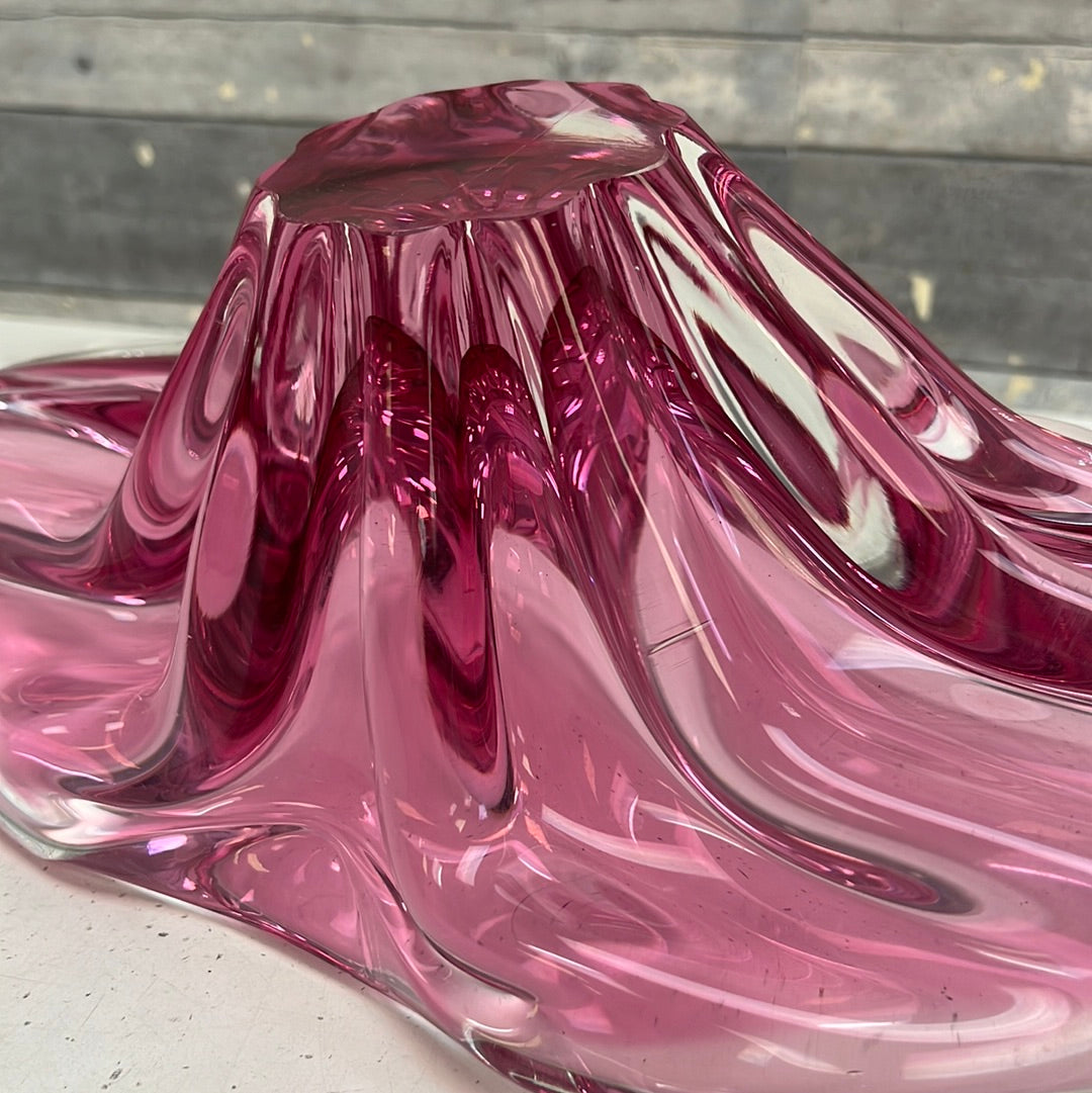 Mid-Century Murano Style Art Glass Centerpiece