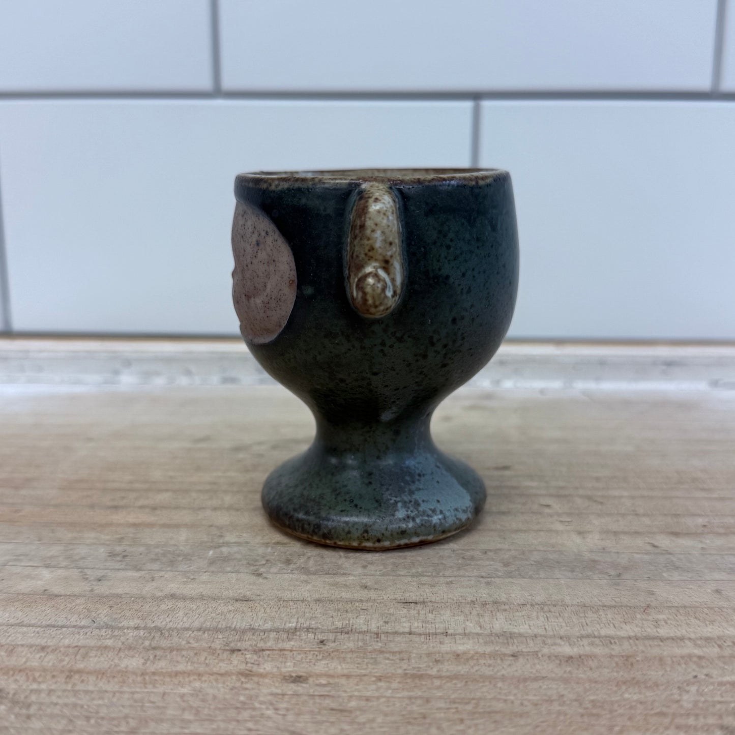 Uctci Speckled Stoneware Egg Cup
