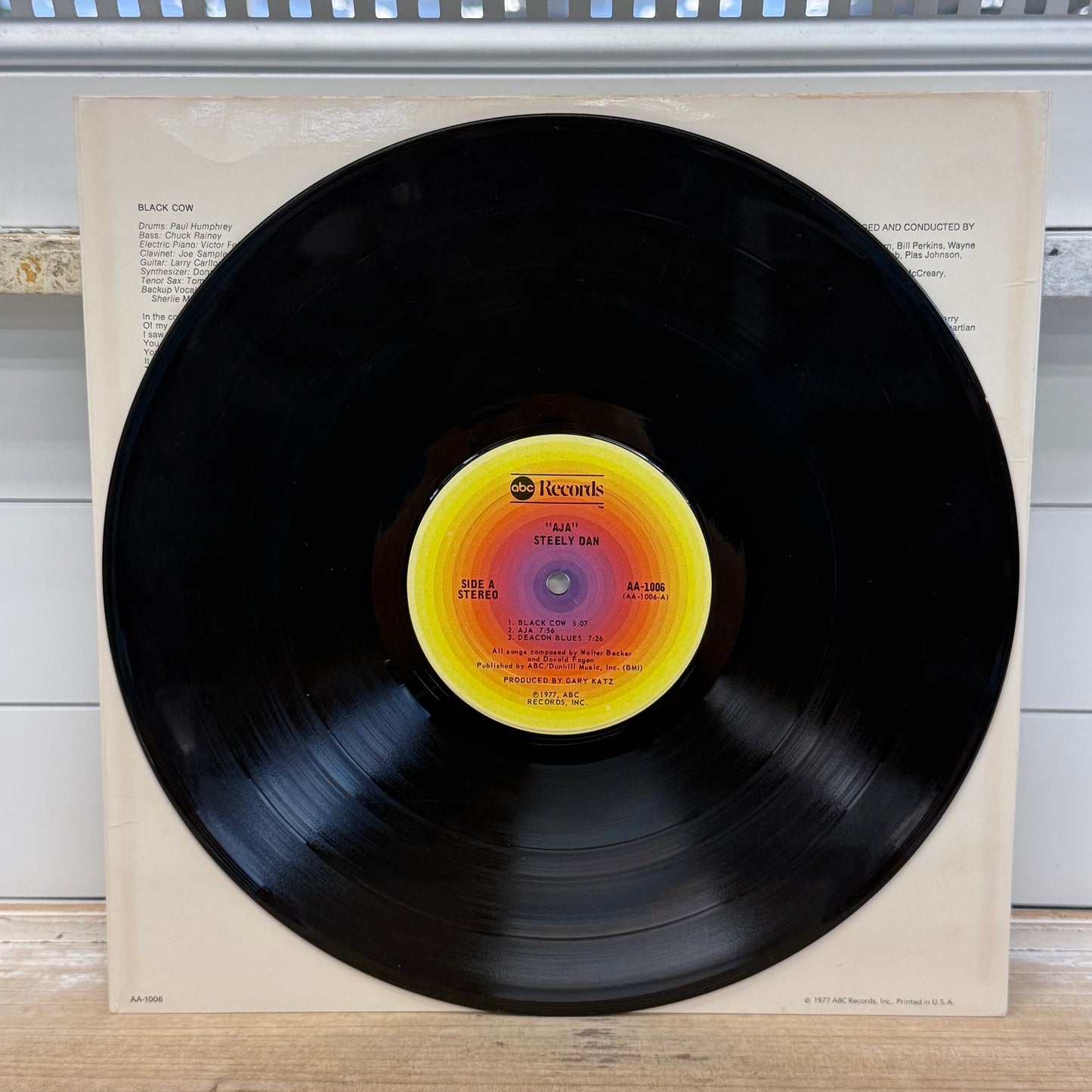 Steely Dan Aja Vinyl Record 1977 LP Album Record