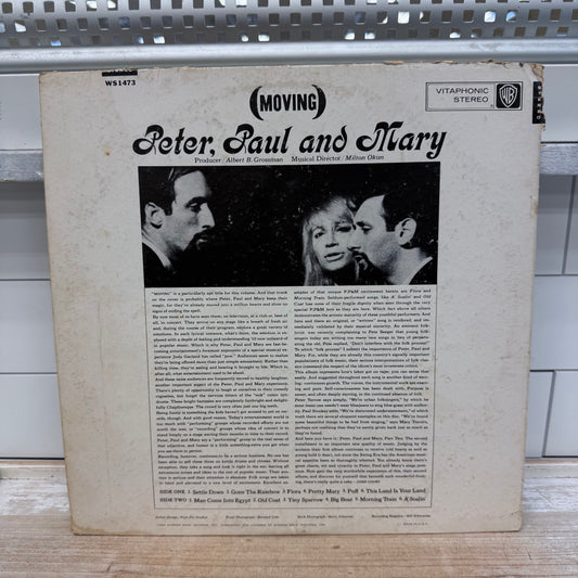 Peter, Paul and Mary Moving Vinyl Record, 1962