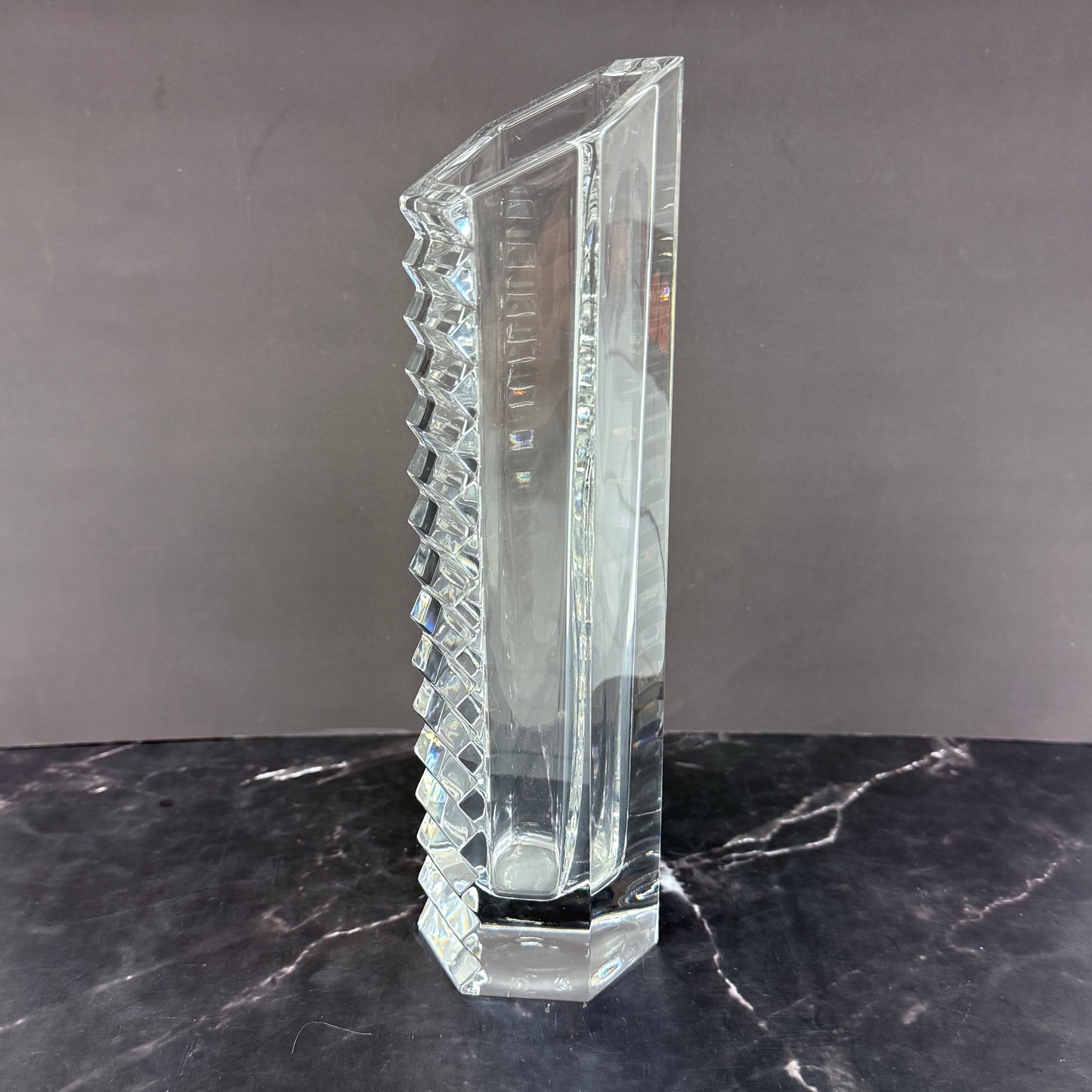 Lenox Vase, Ovations Hand Cut Crystal