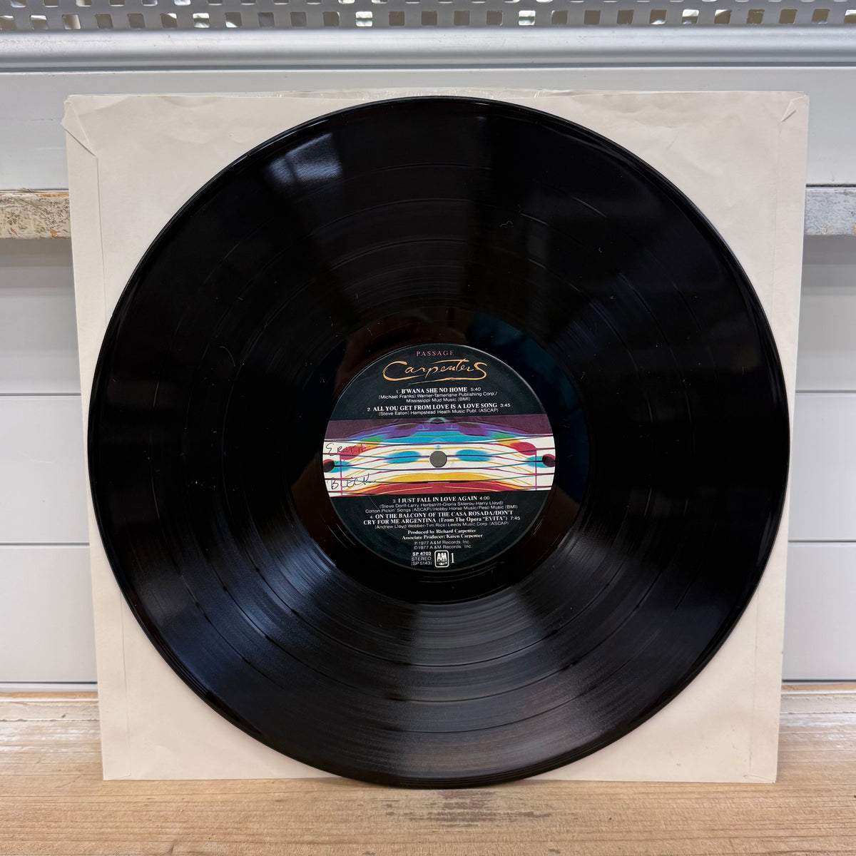 Carpenters Passage Vinyl LP 1977 - SP-4703