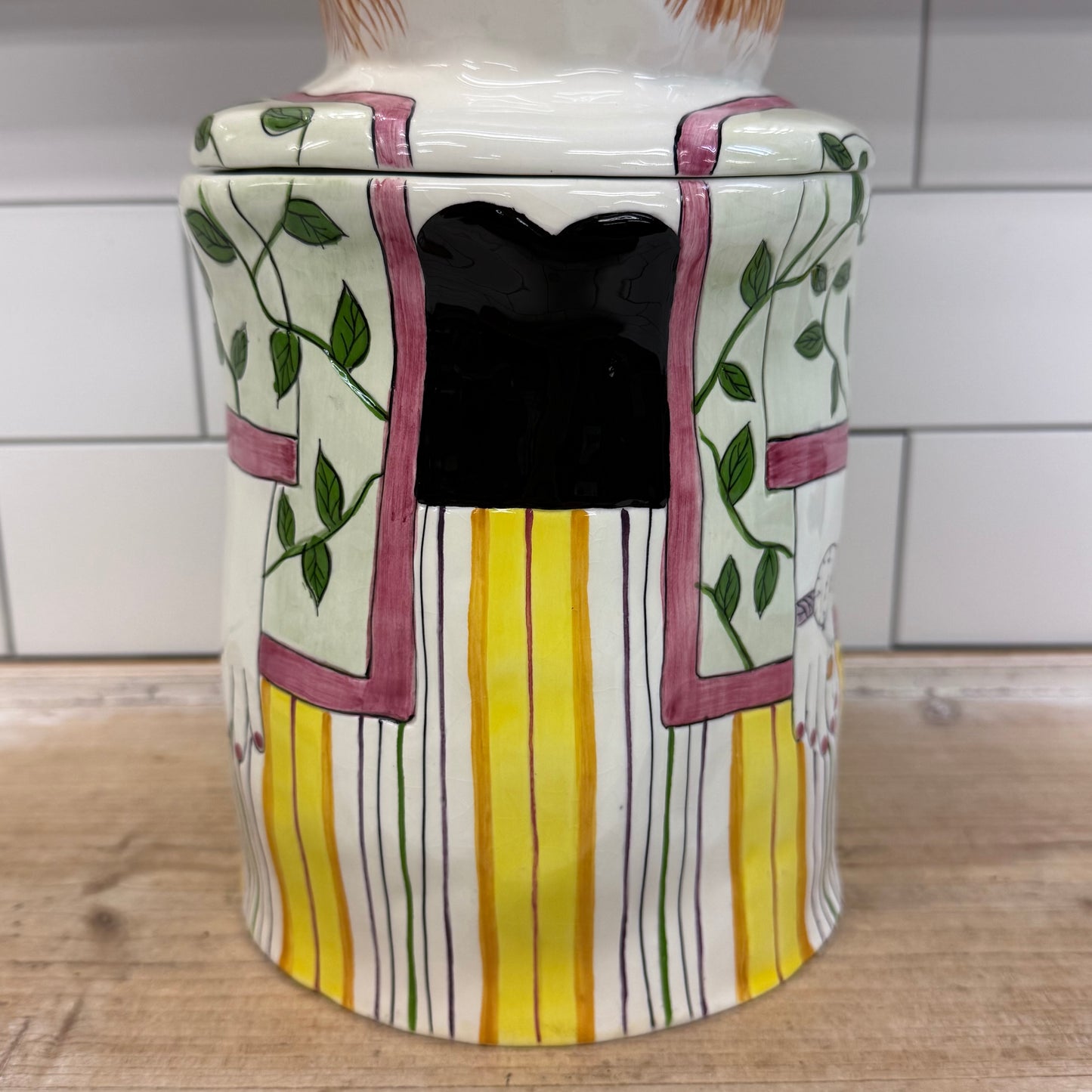 Susan Paley Laura Bella Casa Figural Ceramic Cookie Jar